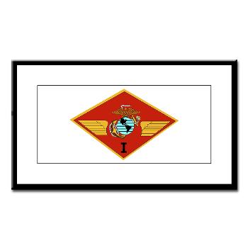 1MAW - M01 - 02 - 1st Marine Aircraft Wing with Text - Small Framed Print